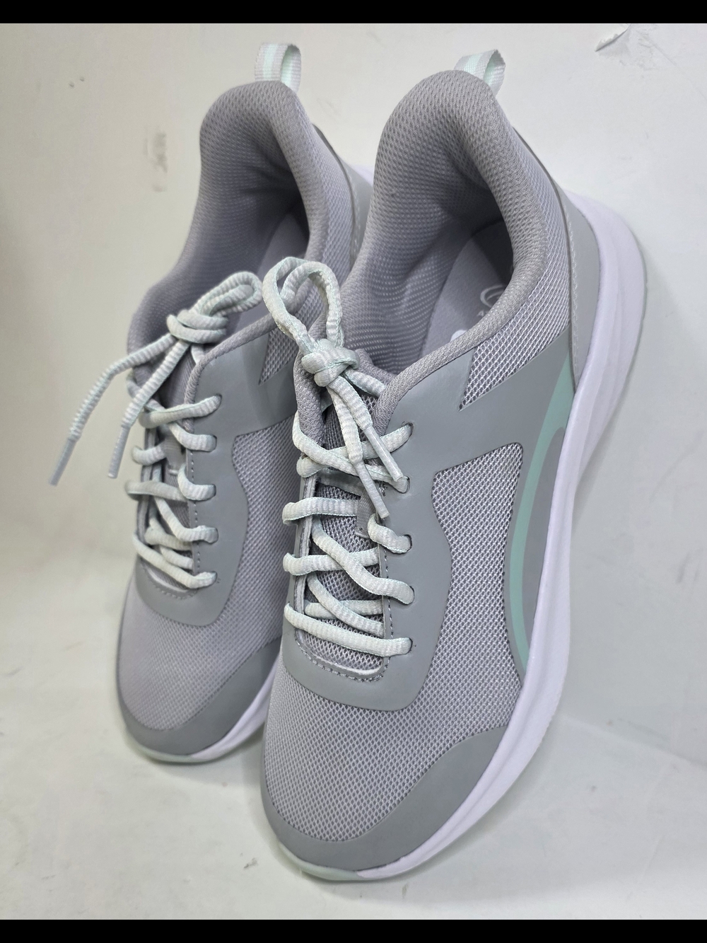 Athletic Works Gray and Mint Women's Athletic Shoes Size 8